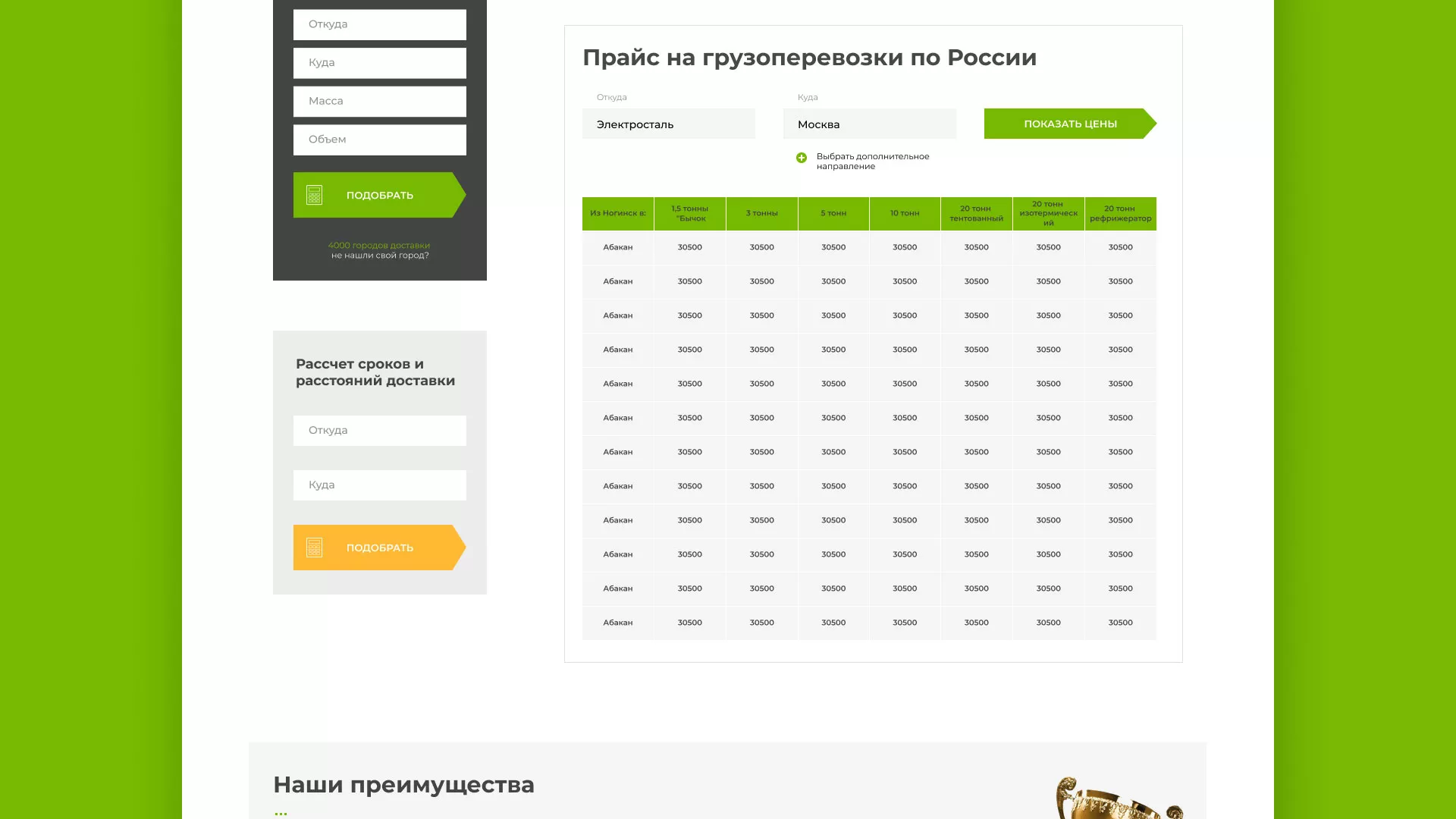 Разработка логотипа и сайта компании «Инком-Логистика» в Лермонтове
