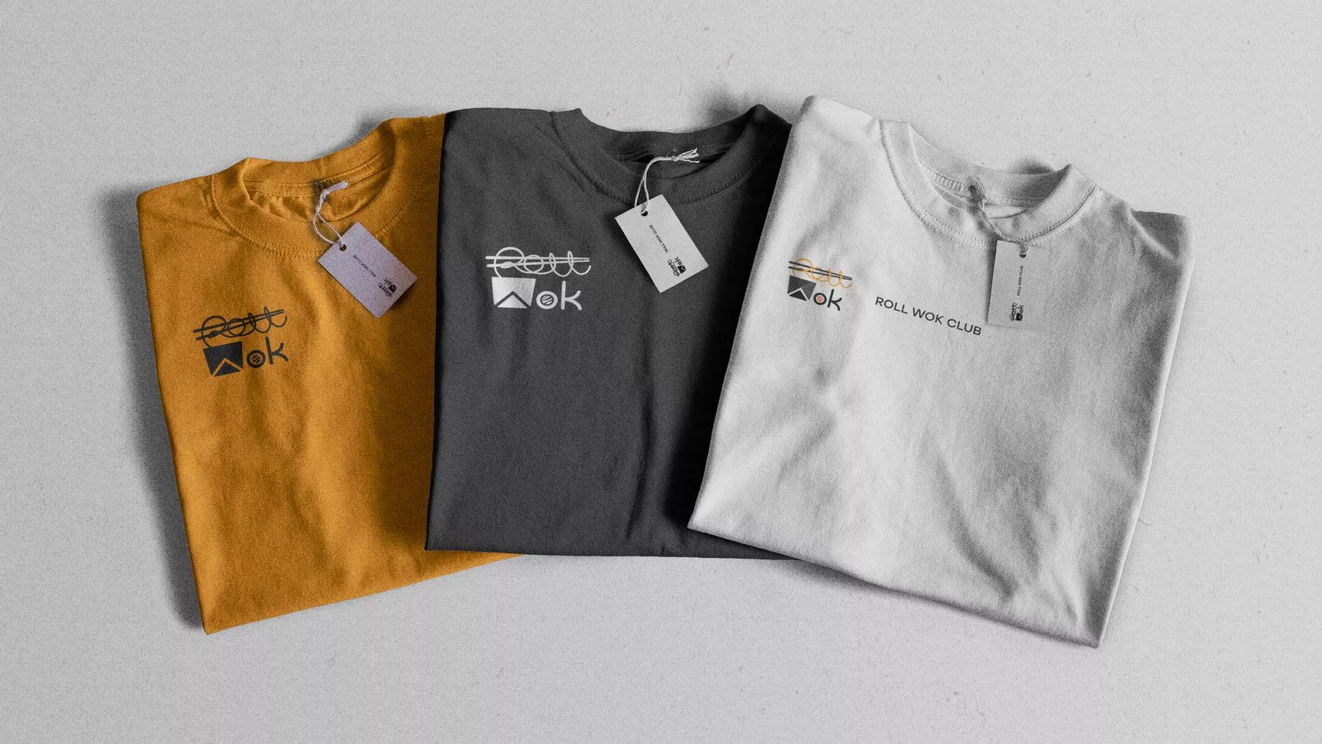 Разработка логотипа суши-бара «Roll Wok Club» в Лермонтове