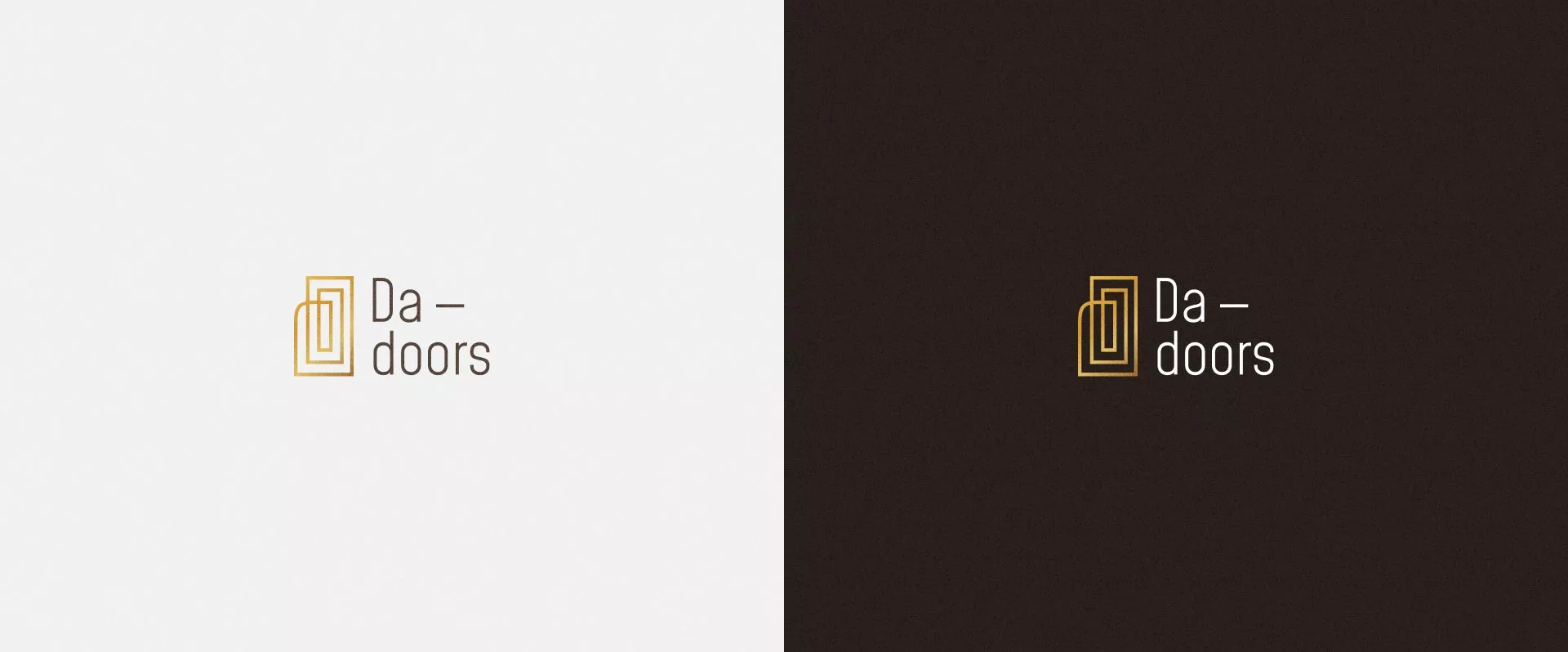 Разработка логотипа для компании «DA-DOORS» в Лермонтове